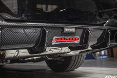 TAKD Carbon Dry Carbon Fiber Rear Diffuser & Canards Ver.2 for BMW 3 Series G20 2019-2022