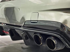 TAKD Carbon Dry Carbon Fiber Rear Diffuser & Canards Ver.2 for BMW 3 Series G20 2019-2022