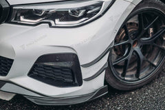 TAKD Carbon Carbon Fiber Front Lip Ver.2 for BMW 3 Series G20 330i M340i 2019-2022