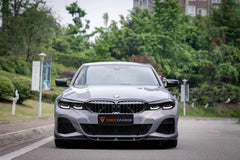 TAKD Carbon Carbon Fiber Front Lip Ver.1 for BMW 3 Series G20 330i M340i 2019-2022
