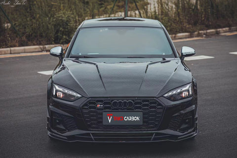 TAKD Carbon Dry Carbon Fiber Double sided Hood Bonnet For Audi RS5 S