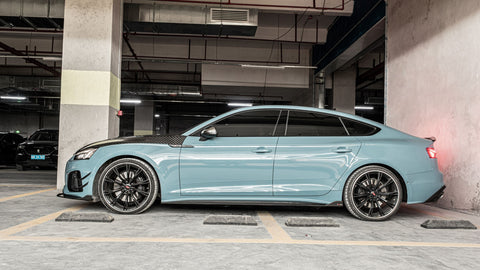 TAKD Carbon Dry Carbon Fiber Side Skirts For Audi S5 & A5 S-Line B9.5 2020-ON