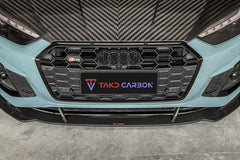 TAKD Carbon Dry Carbon Fiber Front Lip For Audi S5 & A5 S-Line B9.5 2020-ON