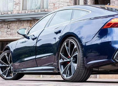 TAKD Carbon Dry Carbon Fiber Side Skirts for Audi A7 S-Line & S7 C8 2018-ON