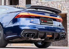 TAKD Carbon Dry Carbon Fiber Rear Diffuser for Audi A7 S-Line & S7 C8 2018-ON