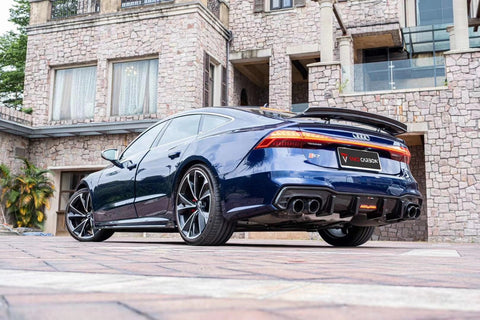 TAKD Carbon Dry Carbon Fiber Side Skirts for Audi A7 S-Line & S7 C8 2018-ON