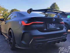 TAKD Carbon Dry Carbon Fiber Rear Diffuser & Rear Canards for BMW 4 Series G22 G23 430i M440i 2020-ON