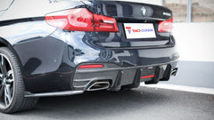 TAKD Carbon Dry Carbon Fiber Rear Diffuser & Rear Canards for BMW 5 Series G30 2017-2020 Pre-facelift