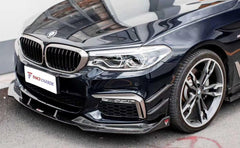 TAKD Carbon Dry Carbon Fiber Front Lip for BMW 5 Series G30 2017-2020 Pre-facelift