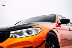 TAKD Carbon Dry Carbon Fiber Front Bumper Canards for BMW M5 F90 2017-ON