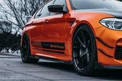 TAKD Carbon Dry Carbon Fiber Front Bumper Canards for BMW M5 F90 2017-ON