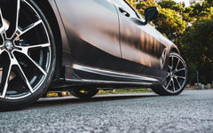TAKD Carbon Dry Carbon Fiber Side Skirts for BMW G16 8 Series 840i 850i 4 Door Sedan