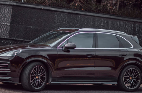 TAKD Carbon Fiber Side Skirts for Porsche Cayenne 9Y0 & Cayenne Coupe 9Y3 2018-ON