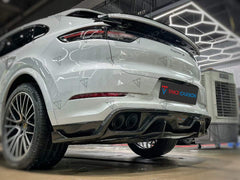 TAKD Carbon Fiber Rear Diffuser for Porsche Cayenne 9Y0 2018-ON