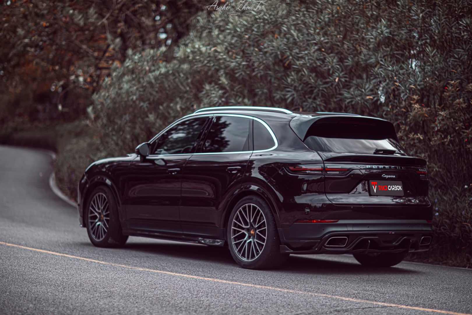 TAKD Carbon Fiber Rear Diffuser for Porsche Cayenne 9Y0 2018-ON