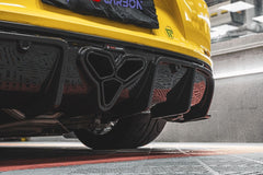 TAKD Carbon Dry Carbon Fiber Rear Diffuser & Canards for Porsche 718 Boxster / Cayman - Performance SpeedShop