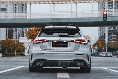 TAKD Carbon Fiber Roof Spoiler for Mercedes Benz A45 A35 A220 Hatchback W177 2019-ON